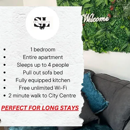 O2 1 Bedroom-entire Apartment, 38b, Wi-fi, Netflix Apartman Birmingham